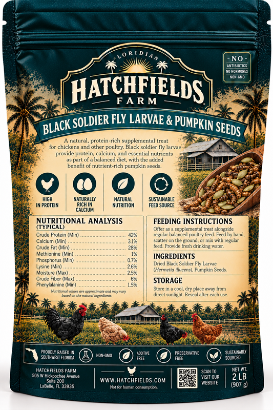 Black Soldier Fly Larvae & Pumpkin Seeds – 2 lb