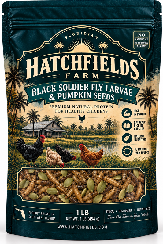 Black Soldier Fly Larvae & Pumpkin Seeds – 1 lb